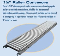 Roll A Way 13⁄8”Roller Conveyor