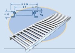 Roll A Way 15⁄8”Stainless Roller Conveyors