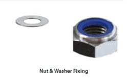 Omnitrack Nyloc Nut & Washer + ‘T’ Wood Insert Kits