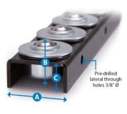 Omnitrack Ball transfer Rails