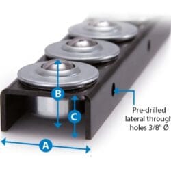 Omnitrack Ball transfer Rails