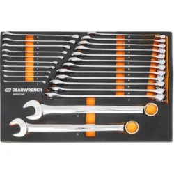 Gearwrench® 24 Piece 12-Point Long Pattern Combination Metric Wrench Modular Set
