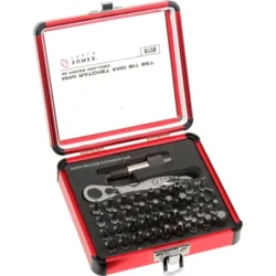 Sunex Tools 9726 38 PC. Mini Ratchet & Bit Set W/ Aluminum Case