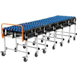 Global Industrial™ 24"W Nylon Skate Wheel Conveyor, Portable & Expandable, 6'2" to 24'8"L - Image 2