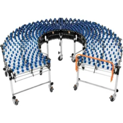Global Industrial™ 24"W Nylon Skate Wheel Conveyor, Portable & Expandable, 6'2" to 24'8"L - Image 3