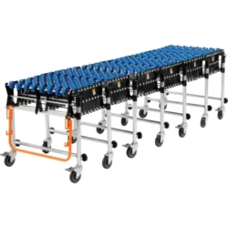 Global Industrial™ 24"W Nylon Skate Wheel Conveyor, Portable & Expandable, 6'2" to 24'8"L - Image 5