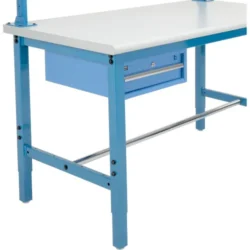 Global Industrial™ 60x36 Production Workbench Laminate Safety Edge - Drawer, Upright & Shelf BL - Image 5