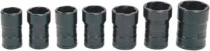 HB TSMS5107 7-Piece Metric Turbo Socket Set