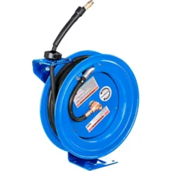 Global Industrial™ Spring Retractable Steel Hose Reel w/ 3/8" x 50'L Hose, 300 PSI