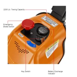 Global Industrial™ Electric Powered Tugger, 2,200 lbs. Towing Capacity - Image 7