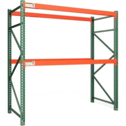 Global Industrial™ Bolted Teardrop Pallet Rack Starter, 96"W x 48"D x 96"H, 7160 lbs Shelf Cap