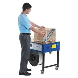 Global Industrial™ Polypropylene Strapping Machine w/ 1 Free Strapping Roll, Blue - Image 7