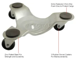 Vestil 4 Pack Portable Furniture Leg Dolly LEG-D-12 300 Lb. Capacity per Dolly - Image 2