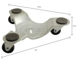 Vestil 4 Pack Portable Furniture Leg Dolly LEG-D-12 300 Lb. Capacity per Dolly - Image 3