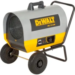 DeWALT® Portable Forced Air Electric Heater W/ Adjustable Thermostat, 240V, 3 Phase, 20000 Watt