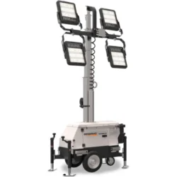 Generac Mobile LINKTower Portable LED Light Tower, 120V, Manual Winch