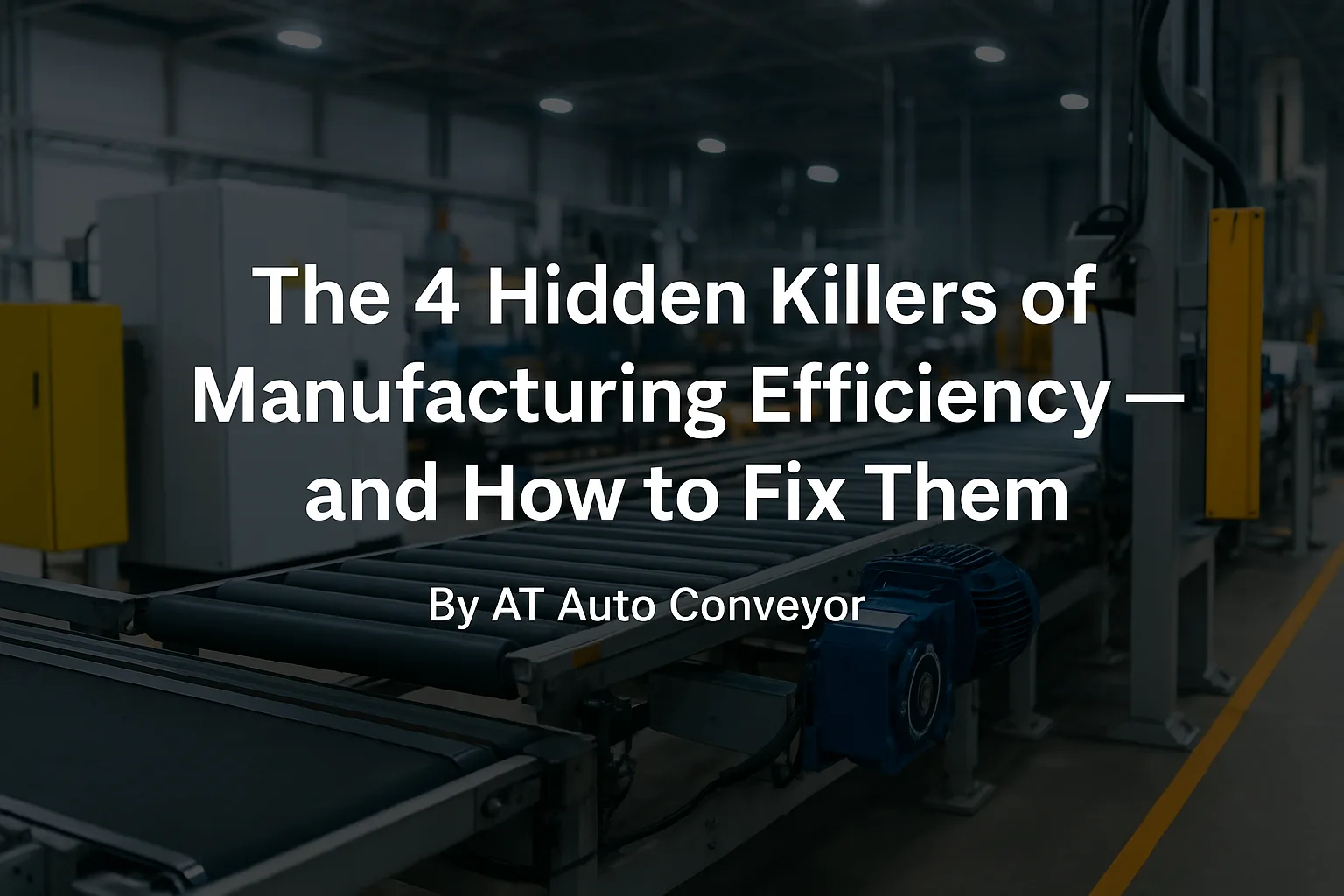killers of manufacturing efficiency improvement