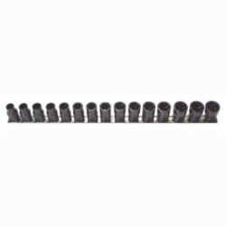 Turbosocket TSCS5015B 15 Piece Combination Turbo Socket Set 1/2"